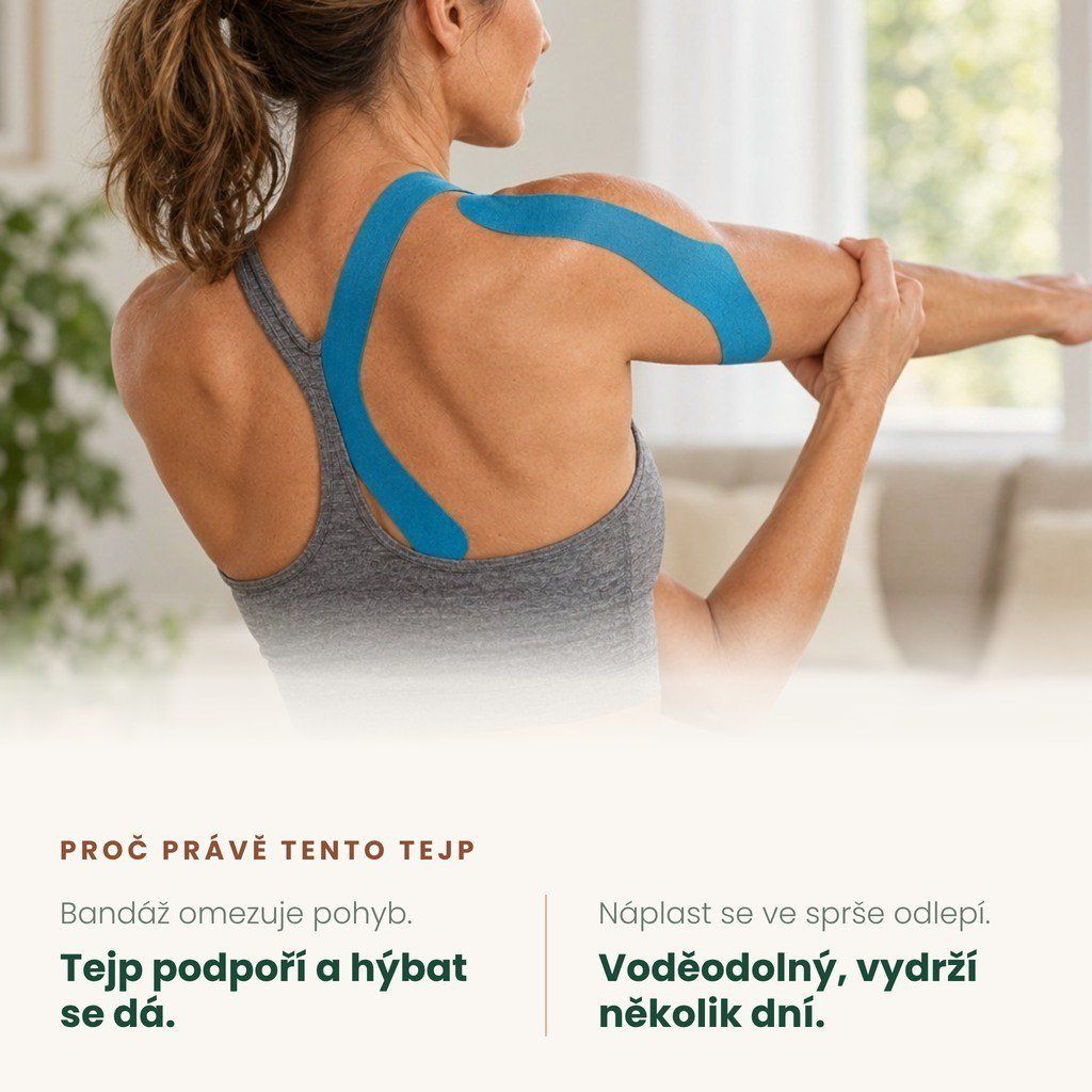 Proč právě tento produkt – výhody kinesio tejpu